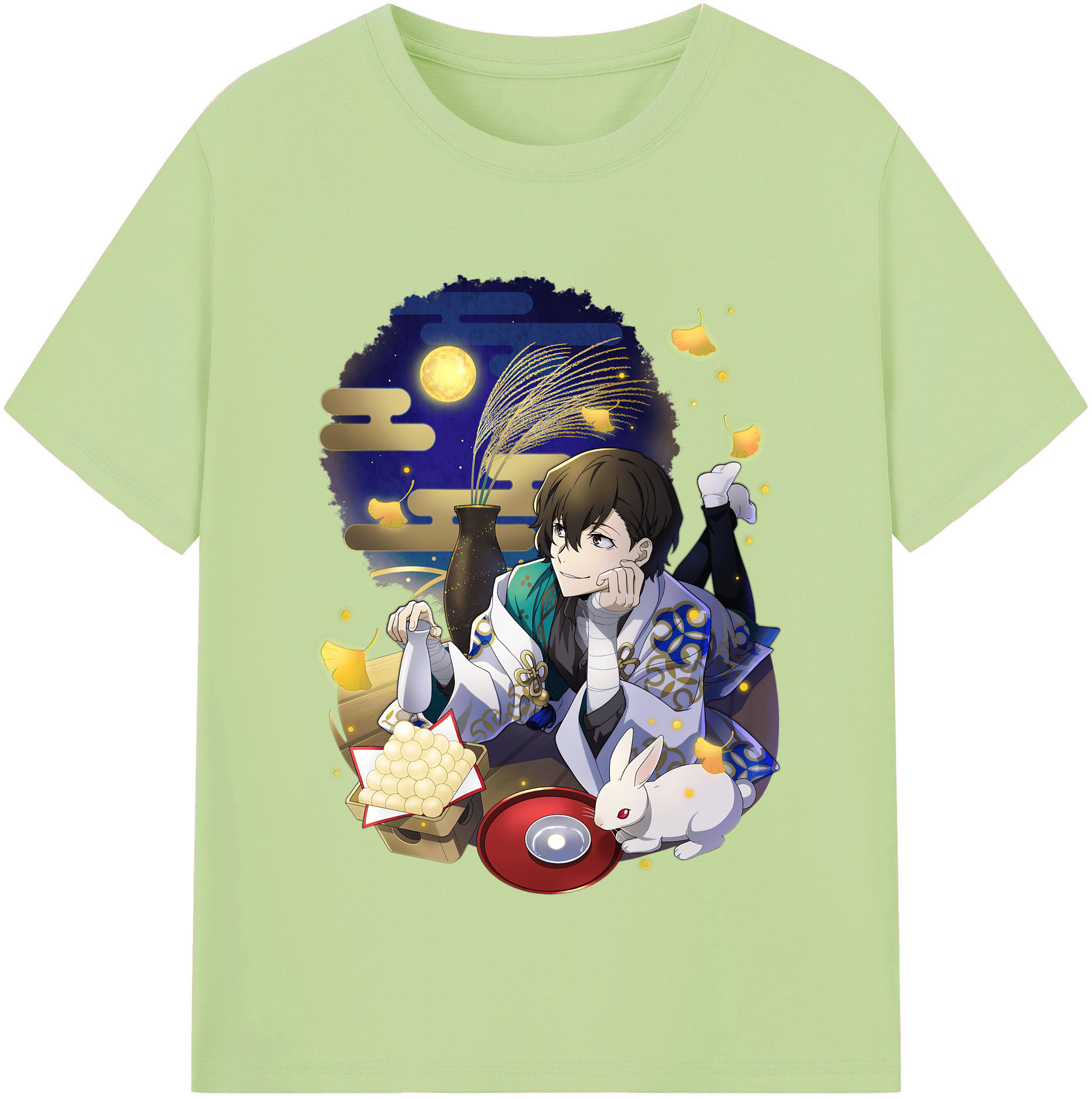 （画像用） 文豪ストレイドッグス Bungo Stray Dogs 綿100％半袖Tシャツ（フロントプリント）